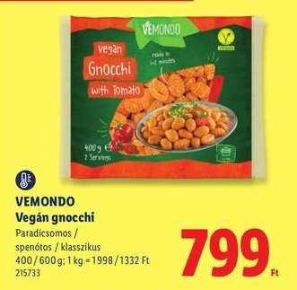 Vemondo Vegán gnocchi