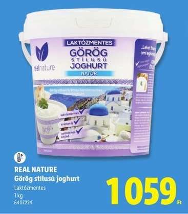 REAL NATURE Görög stílusú joghurt