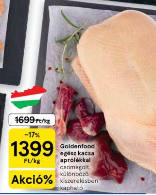 Goldenfood egész kacsa aprólékkal