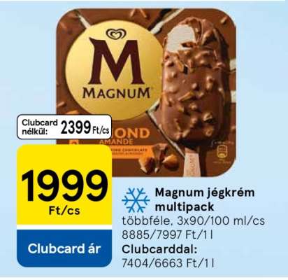 Magnum jégkrém multipack