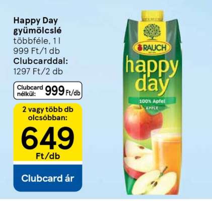HAPPY DAY Gyümölcslé