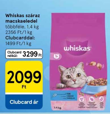 Whiskas száraz macskaeledel