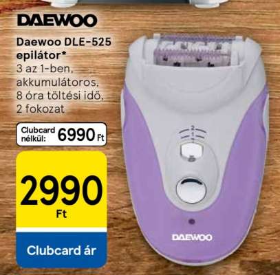 Daewoo DLE-525 epilátor