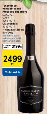Tesco Finest Valdobbiadene Prosecco Superiore D.O.C.G.