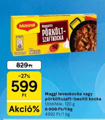 Maggi leveskocka vagy pörköltzaft-ízesítő kocka