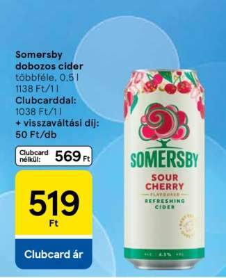 Somersby dobozos cider