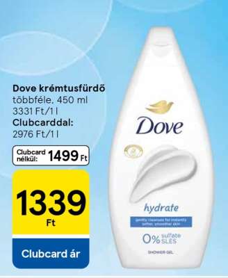 DOVE Krémtusfürdő