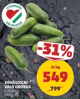 Kovászolni való uborka