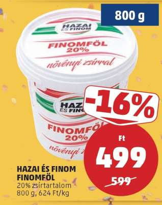 HAZAI ÉS FINOM FINOMFÖL