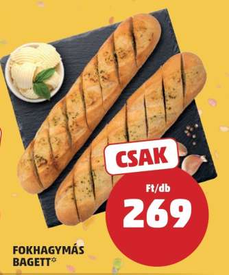 Fokhagymás Bagett