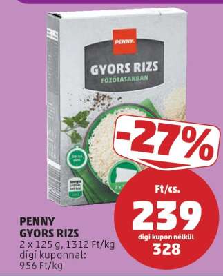 PENNY GYORS RIZS