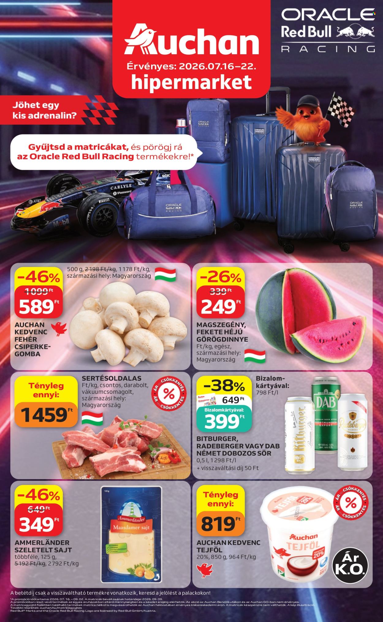 Auchan akciós újság érvényes:  - 2026.07.16 - 2026.07.22. 1. oldal Oldal 1
