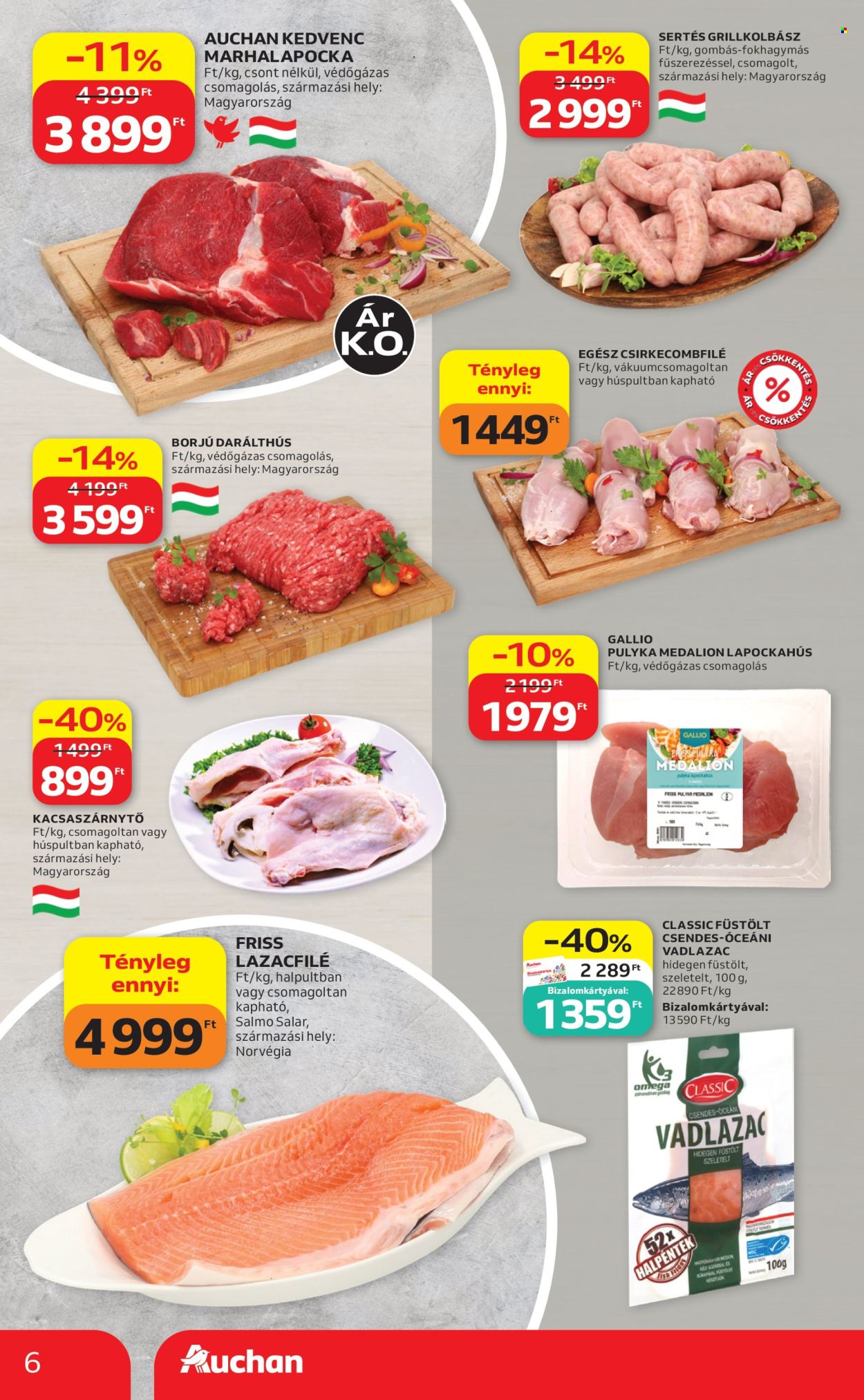 Auchan akciós újság érvényes:  - 2026.07.16 - 2026.07.22. 6. oldal Oldal 6