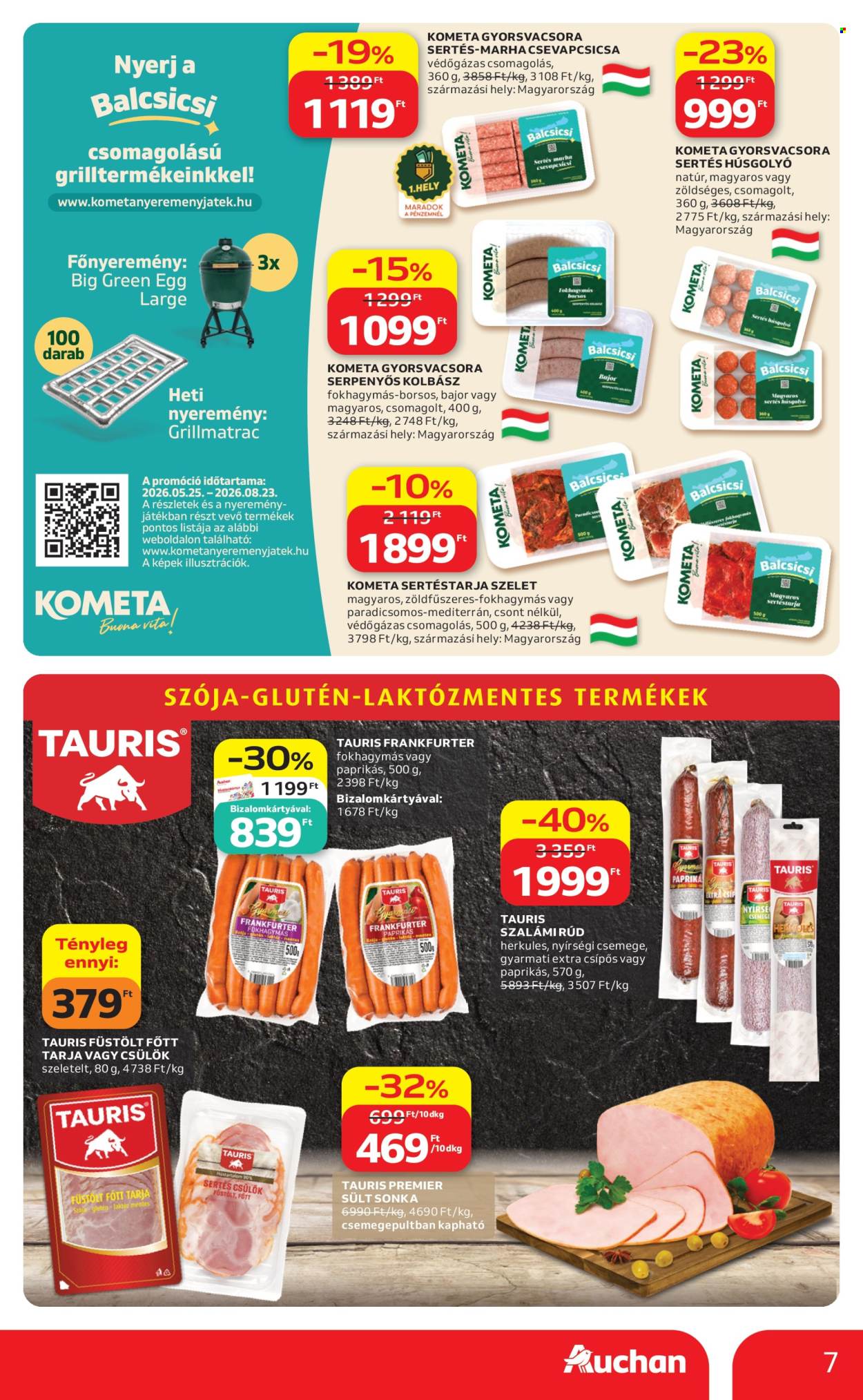 Auchan akciós újság érvényes:  - 2026.07.16 - 2026.07.22. 7. oldal Oldal 7