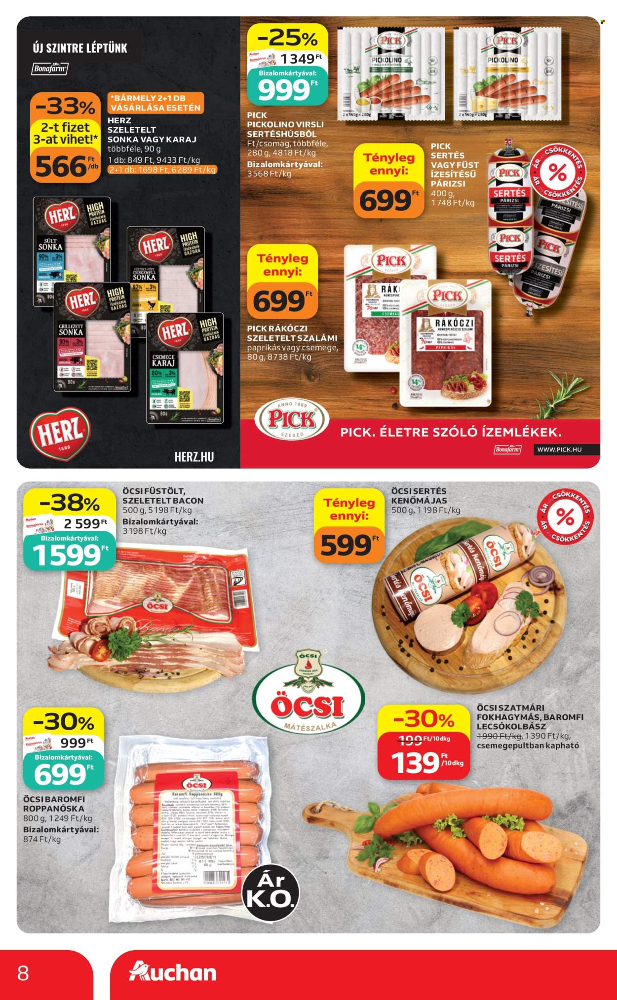 Auchan akciós újság érvényes:  - 2026.07.16 - 2026.07.22. 8. oldal Oldal 8