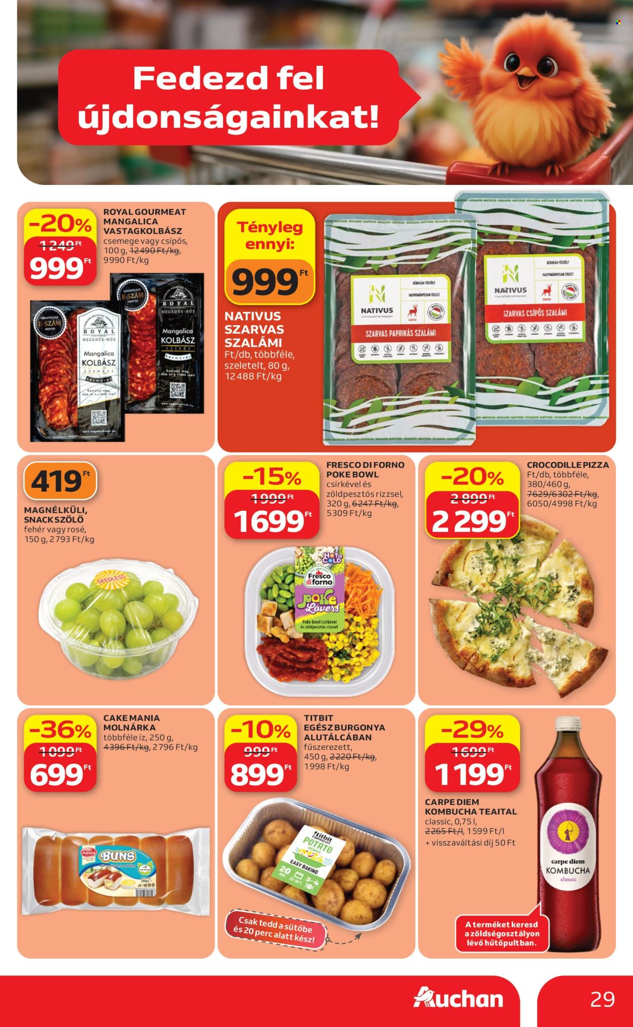 Auchan akciós újság érvényes:  - 2026.07.16 - 2026.07.22. 29. oldal Oldal 29
