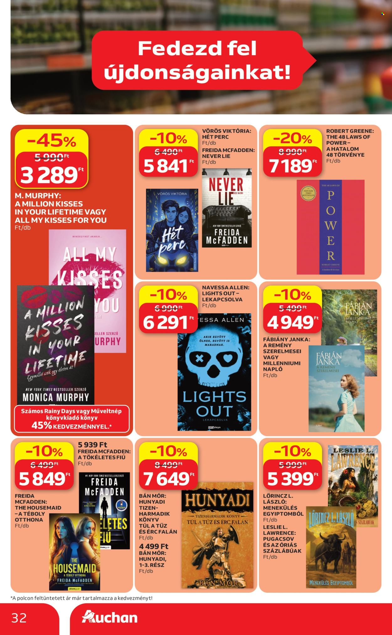 Auchan akciós újság érvényes:  - 2026.07.16 - 2026.07.22. 32. oldal Oldal 32