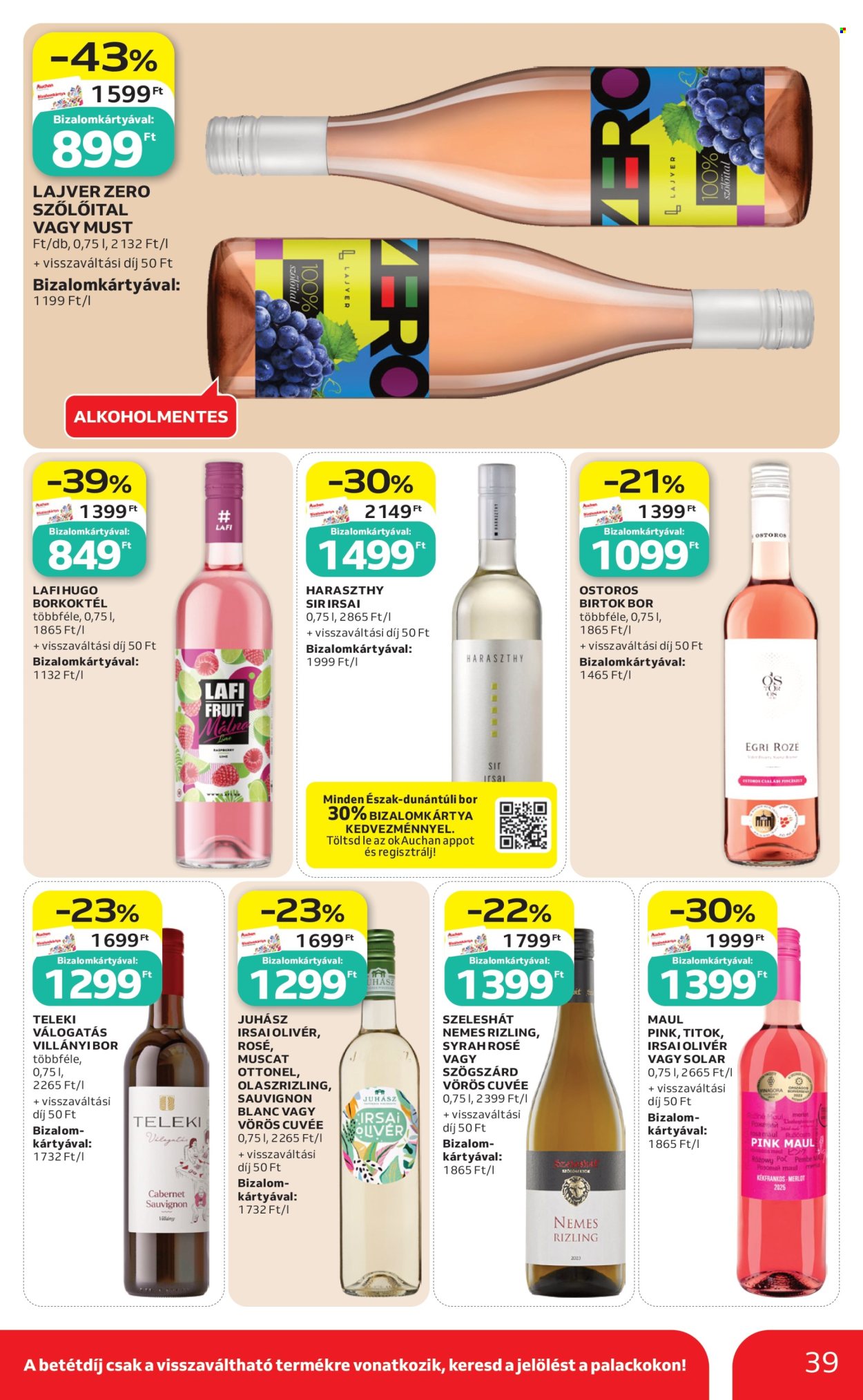 Auchan akciós újság érvényes:  - 2026.07.16 - 2026.07.22. 39. oldal Oldal 39