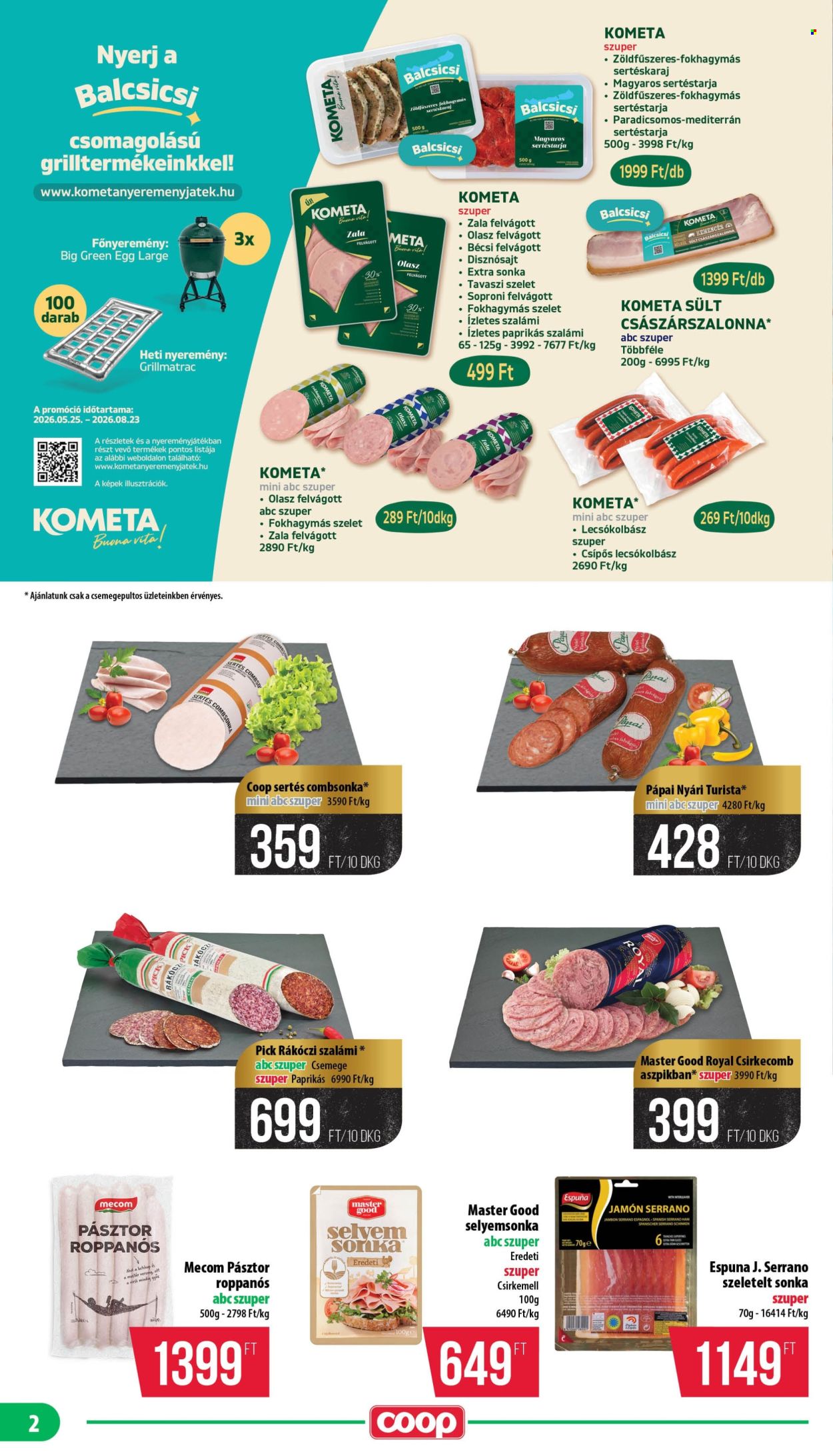 Coop akciós újság érvényes:  - 2026.07.16 - 2026.07.22. 2. oldal Oldal 2