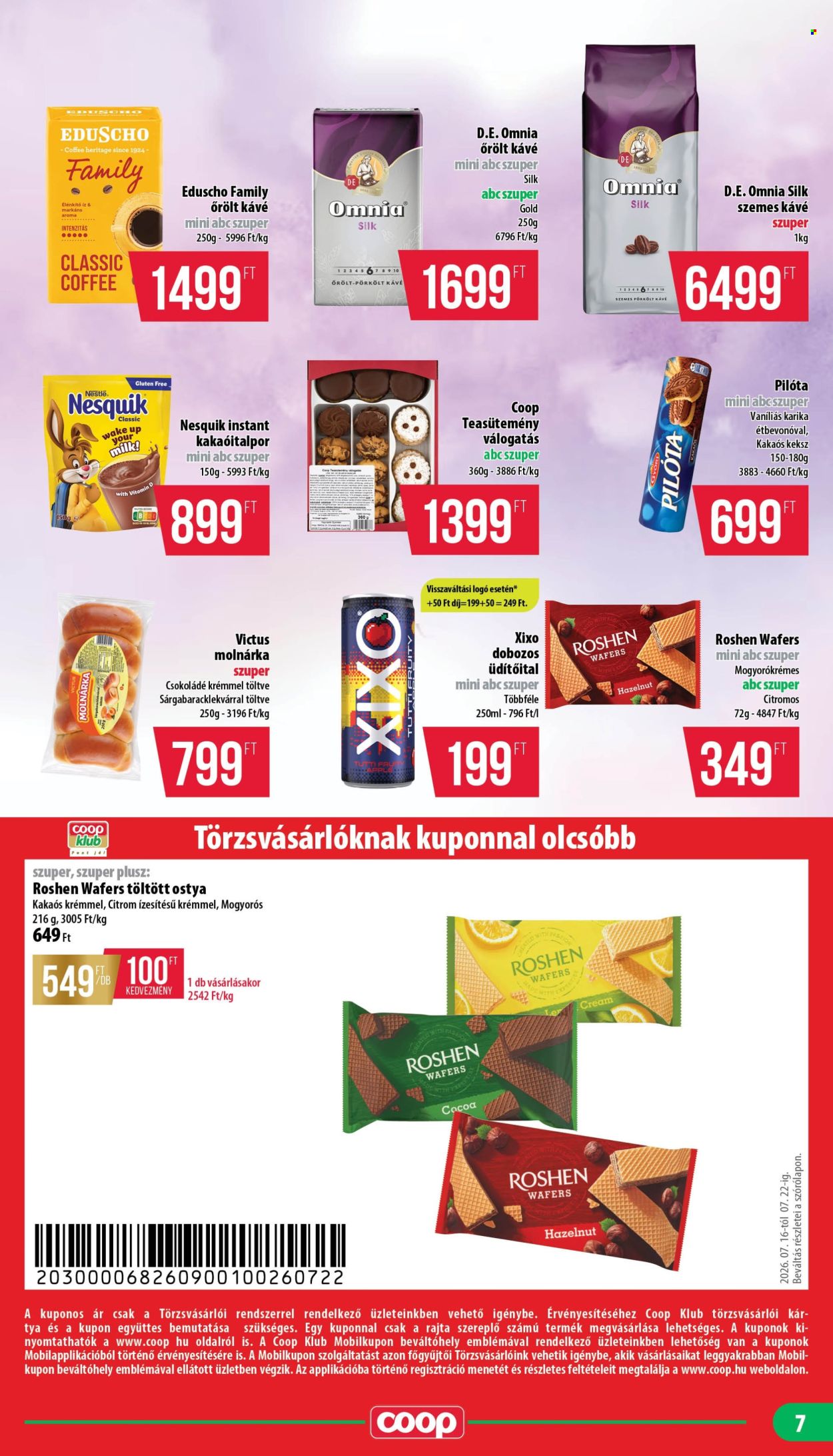 Coop akciós újság érvényes:  - 2026.07.16 - 2026.07.22. 7. oldal Oldal 7