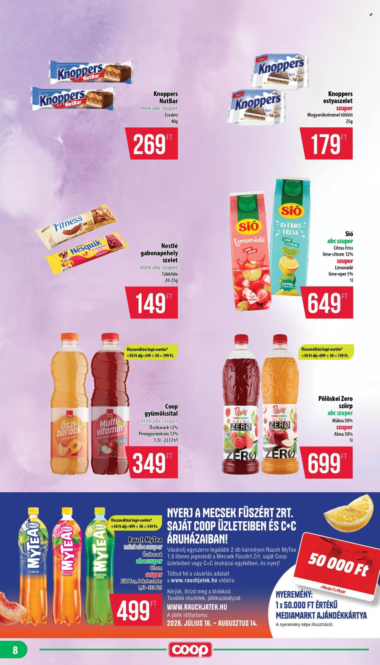 Coop akciós újság érvényes:  - 2026.07.16 - 2026.07.22. 8. oldal Oldal 8