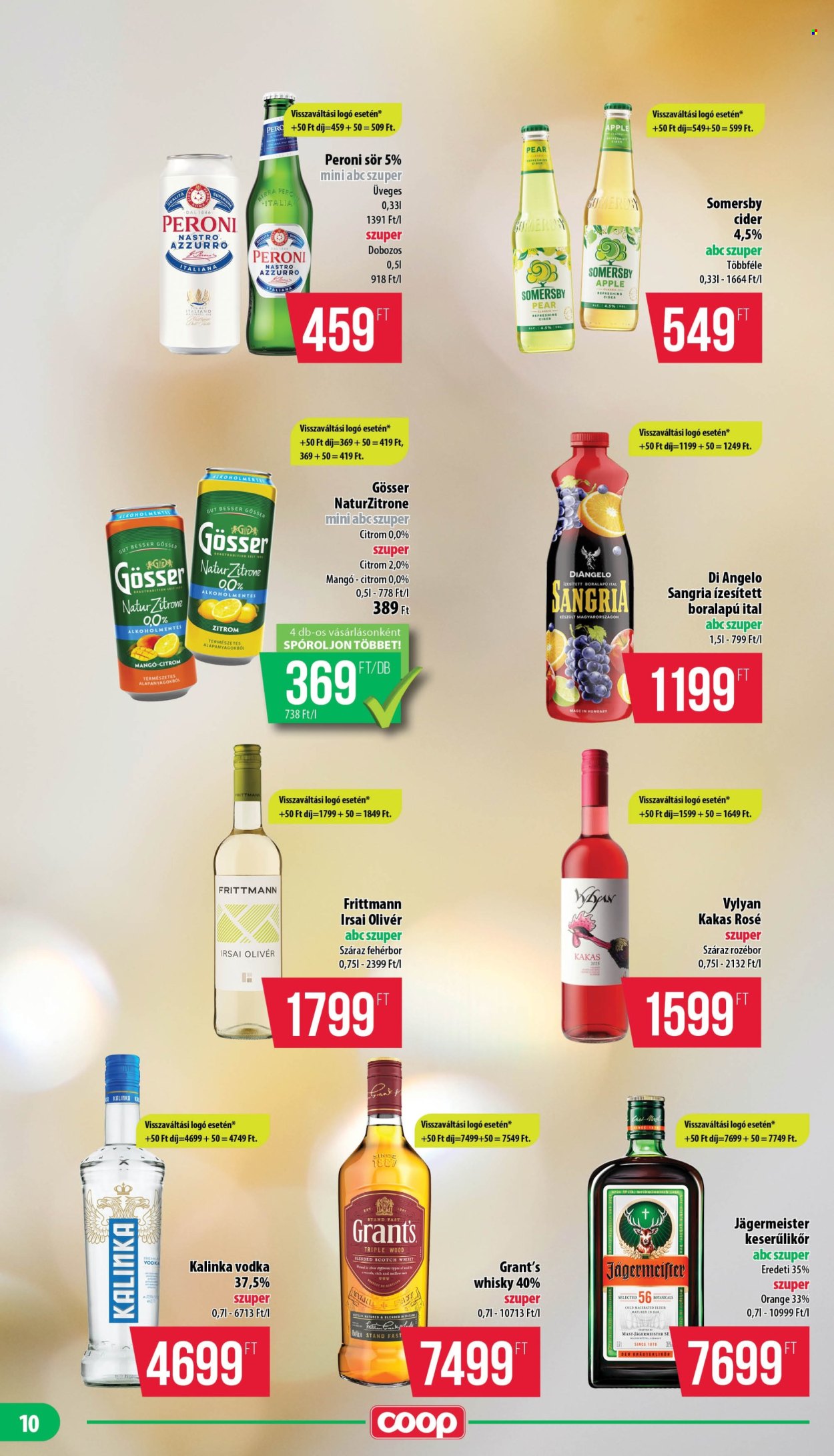 Coop akciós újság érvényes:  - 2026.07.16 - 2026.07.22. 10. oldal Oldal 10