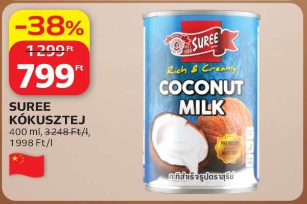 SUREE KÓKUSZTEJ