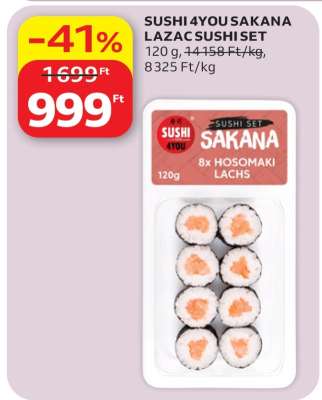 SUSHI 4YOU SAKANA LAZAC SUSHI SET