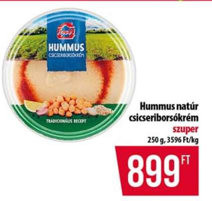 Hummus natúr csicseriborsókrém