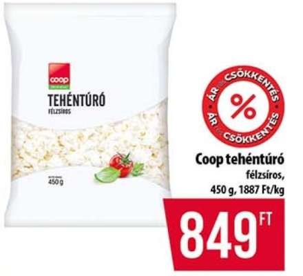 Coop tehéntúró