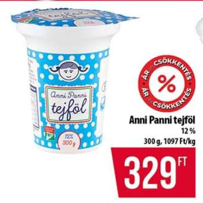 Anni Panni tejföl