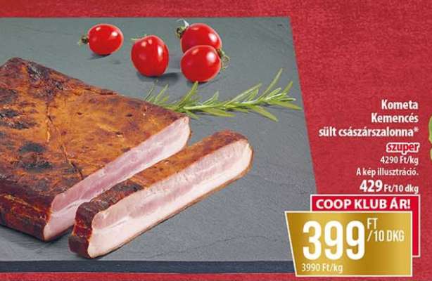 Kometa Kemencés Sült Császárszalonna