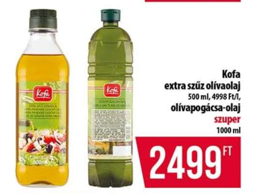 Kofa extra szűz olívaolaj