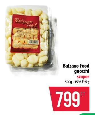 Balzano Food gnocchi