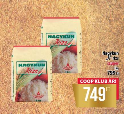 Nagykun „A” rizs