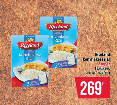 RICELAND KONYHAKÉSZ RIZS