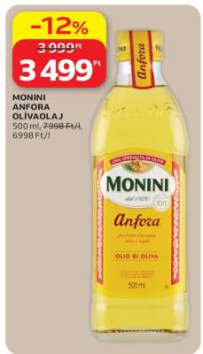 MONINI ANFORA OLÍVAOLAJ