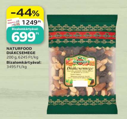 NATURFOOD DIÁKCSEMEGE