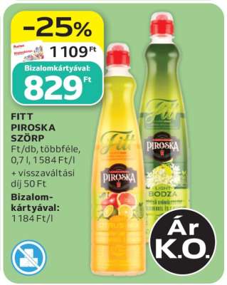Fitt Piroska Szörp