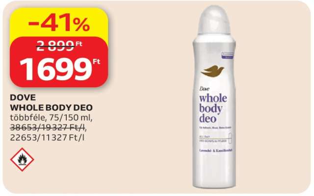 DOVE WHOLE BODY DEO