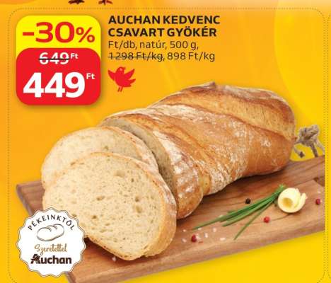 AUCHAN KEDVENC CSAVART GYÖKÉR