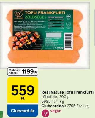 Real Nature Tofu Frankfurti