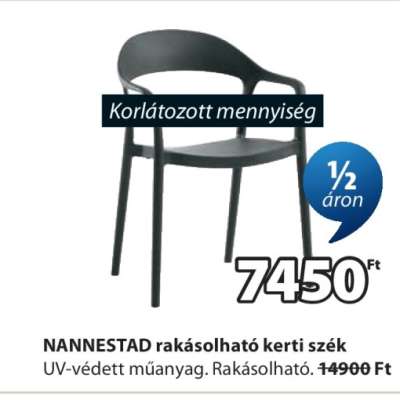 NANNESTAD rakásolható kerti szék