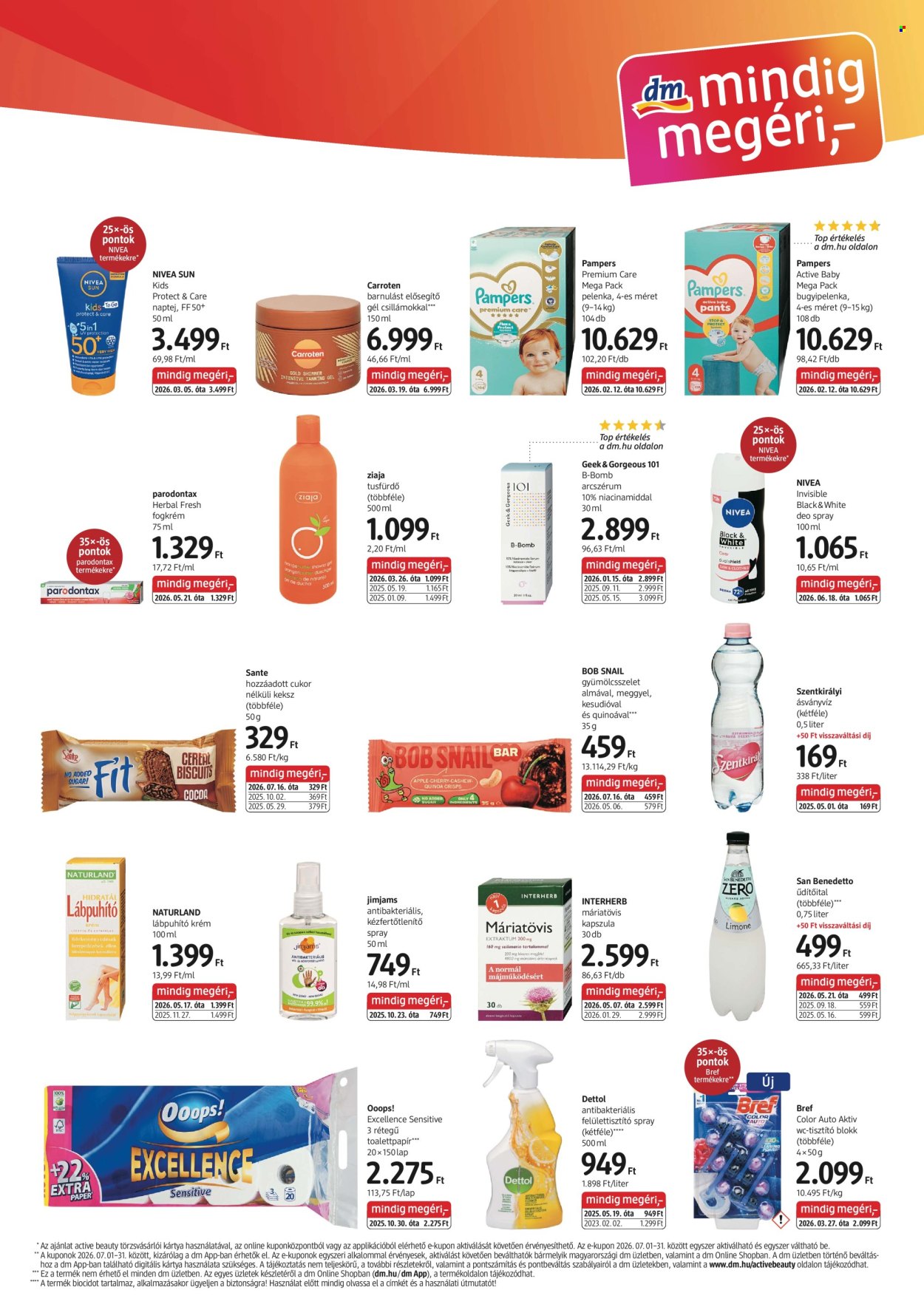 dm drogerie markt akciós újság érvényes:  - 2026.07.16 - 2026.07.29. 3. oldal Oldal 3