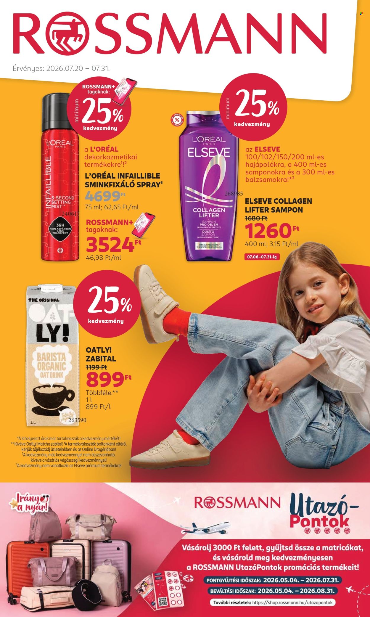 Rossmann akciós újság érvényes:  - 2026.07.20 - 2026.07.31. 1. oldal Oldal 1