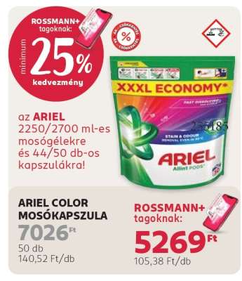 ARIEL COLOR MOSÓKAPSZULA