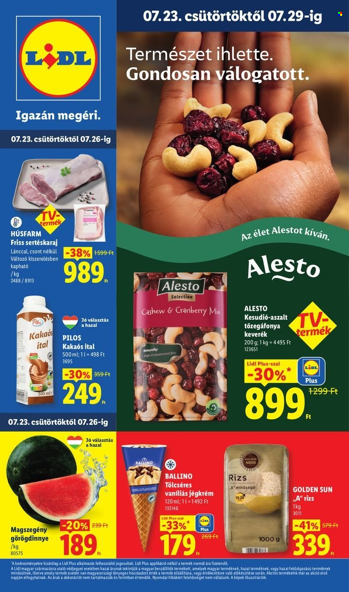 Lidl akciós újság érvényes:  - 2026.07.23 - 2026.07.29. 1. oldal Oldal 1