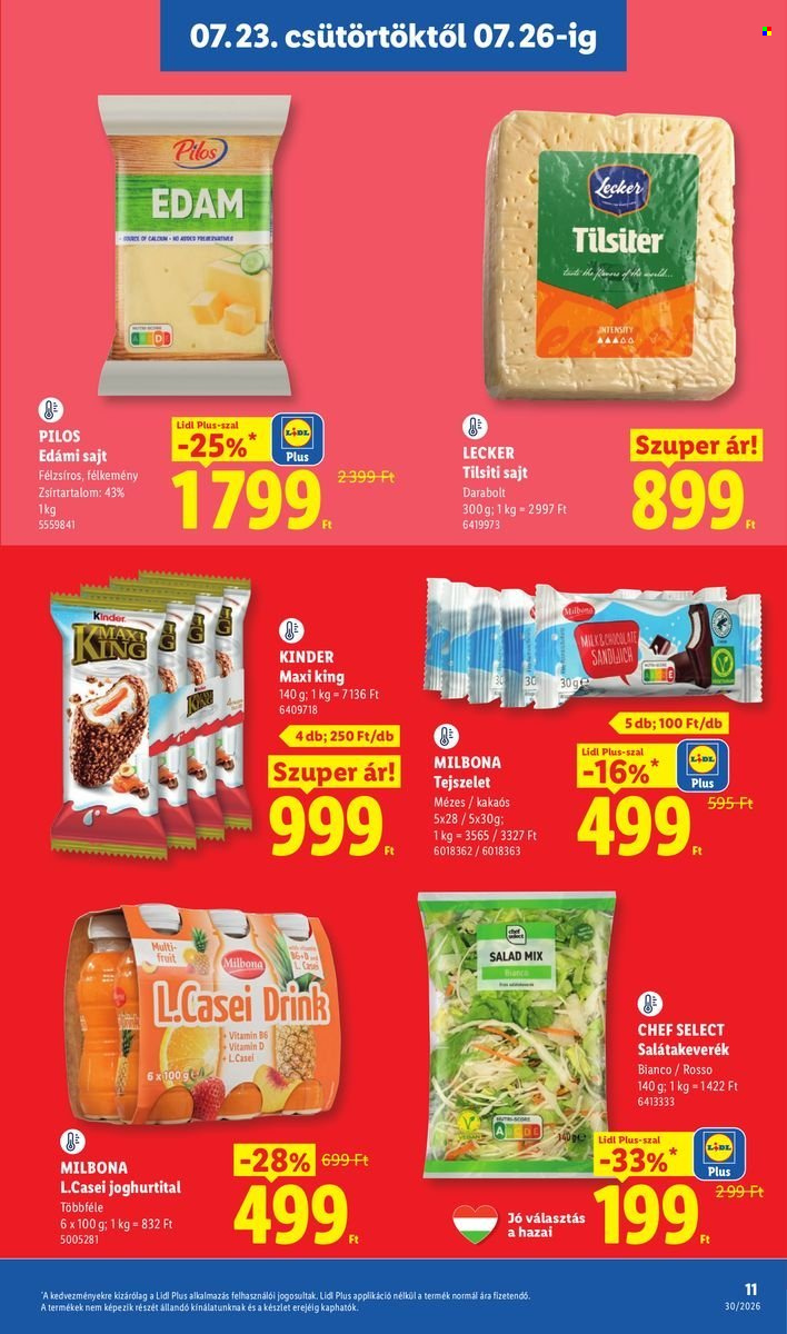 Lidl akciós újság érvényes:  - 2026.07.23 - 2026.07.29. 11. oldal Oldal 11