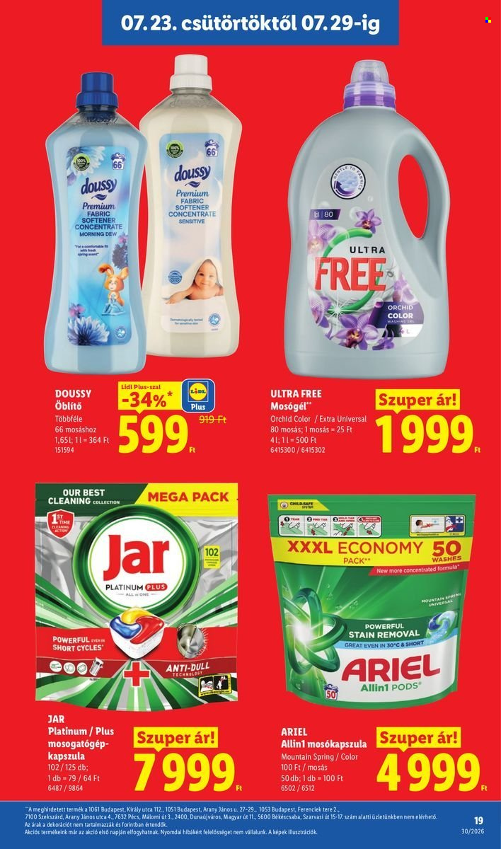 Lidl akciós újság érvényes:  - 2026.07.23 - 2026.07.29. 19. oldal Oldal 19