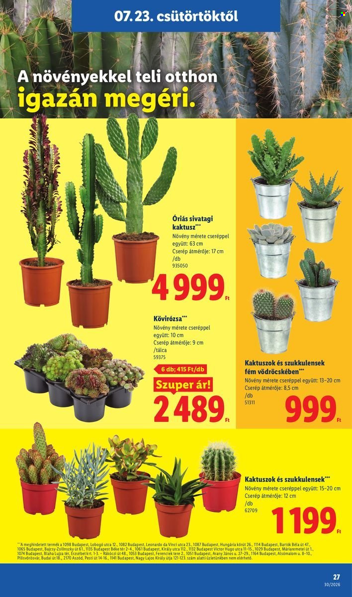 Lidl akciós újság érvényes:  - 2026.07.23 - 2026.07.29. 27. oldal Oldal 27